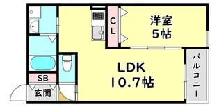 大阪府門真市大池町【アパート】の間取り