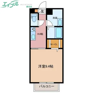 m・river桑名西【2階】の間取り