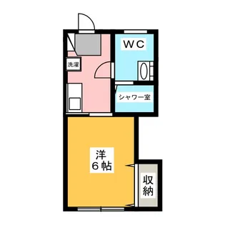 神奈川県横浜市青葉区すみよし台【アパート】の間取り