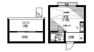 カーサ日野台【1階】の間取り