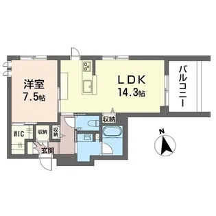シエル モンティ【2階】の間取り