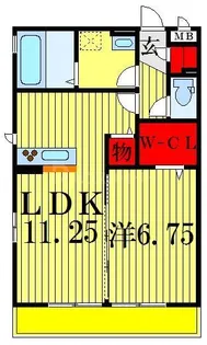 フォルテーヌIV【3階】の間取り