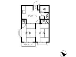 エルディム ラポ【2階】の間取り