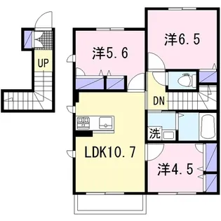 エクラージュA【2階】の間取り