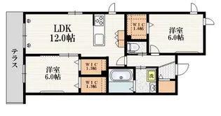 テルハ【1階】の間取り