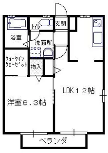 ラフィーネB棟【1階】の間取り