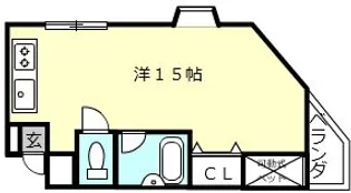 ヤマシンビル【2階】の間取り