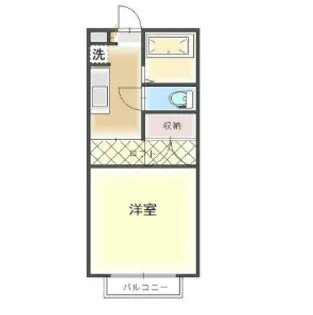 スカイアーク青葉【1階】の間取り