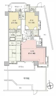 グラン・ブルー西川口【1階】の間取り