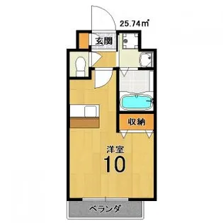 レスペランス西小路【4階】の間取り