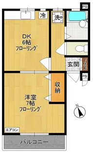 リバーサイドエリシオン【1階】の間取り