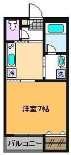 第8コーポサンフラワー【1階】の間取り