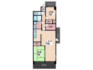 スクエア33【1階】の間取り