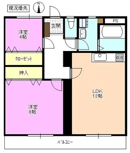 ルミエール・ド・ソレイユ【4階】の間取り