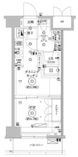 セジョリ墨田EASTIII【4階】の間取り