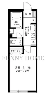 クローバー【1階】の間取り