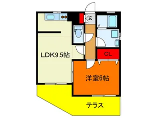HYDE PARK【1階】の間取り