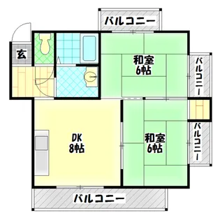 ベルメゾンM【2階】の間取り