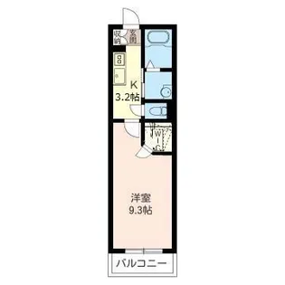 ラ・ルーチェ【1階】の間取り