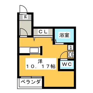 デ・ローサ【2階】の間取り