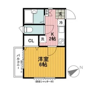 パークサイドヴィラ【2階】の間取り