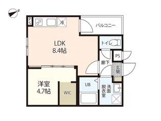 MOVE祇園【3階】の間取り