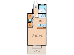 赤大路サクラハウスII【1階】の間取り