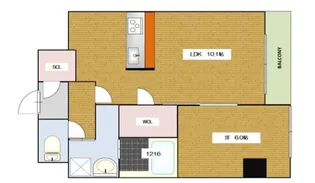 Maison VIRTU【6階】の間取り