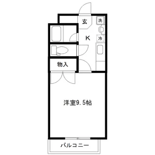 ウィンベルデュエット仙台北山I【3階】の間取り