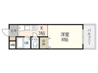 沖増大手町ビル【5階】の間取り