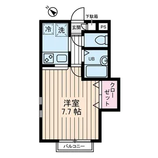 パークサイドテラス高井戸【1階】の間取り