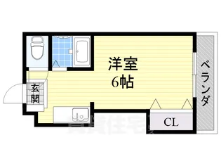 スタジオM【4階】の間取り