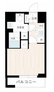 レガリス品川南大井パークサイド【5階】の間取り