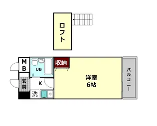シティパレスやすらぎの道P-5【4階】の間取り