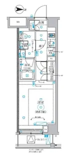 CREALpremier大島【4階】の間取り