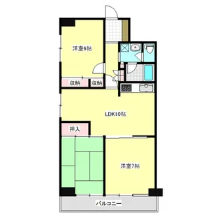 本厚木ハイデンス【3階】の間取り
