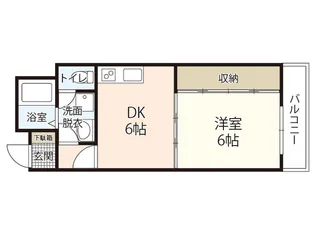 フロール神原【5階】の間取り