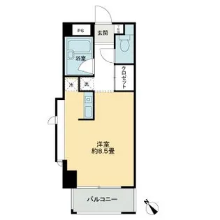 The Blue 8【6階】の間取り