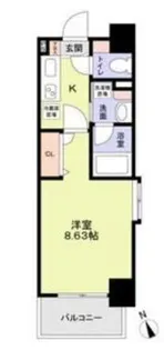 タウンライフ本山【2階】の間取り