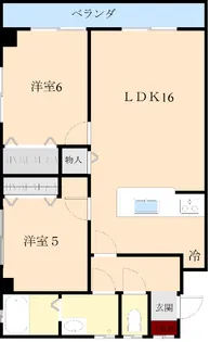 タケヤマンション【1階】の間取り