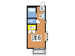 ワンズハウス【1階】の間取り