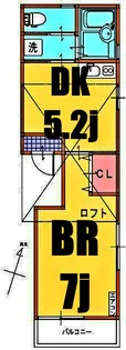 ルーミー川崎【2階】の間取り