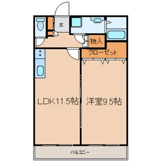 ソレイユ・ビラ【3階】の間取り