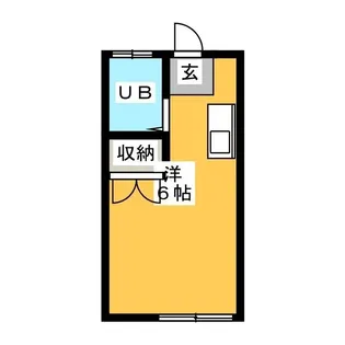 パークハイツユタカ A棟【1階】の間取り