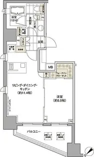 パークハビオ渋谷【3階】の間取り
