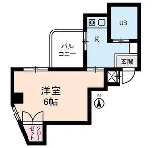 21オギサカ志村坂上【6階】の間取り
