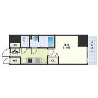 ディアレイシャス今池【8階】の間取り