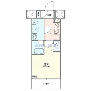 ジェノヴィア西川口III【2階】の間取り