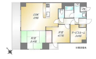 マイキャッスル横浜白山【5階】の間取り
