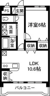マンショングレイス【5階】の間取り